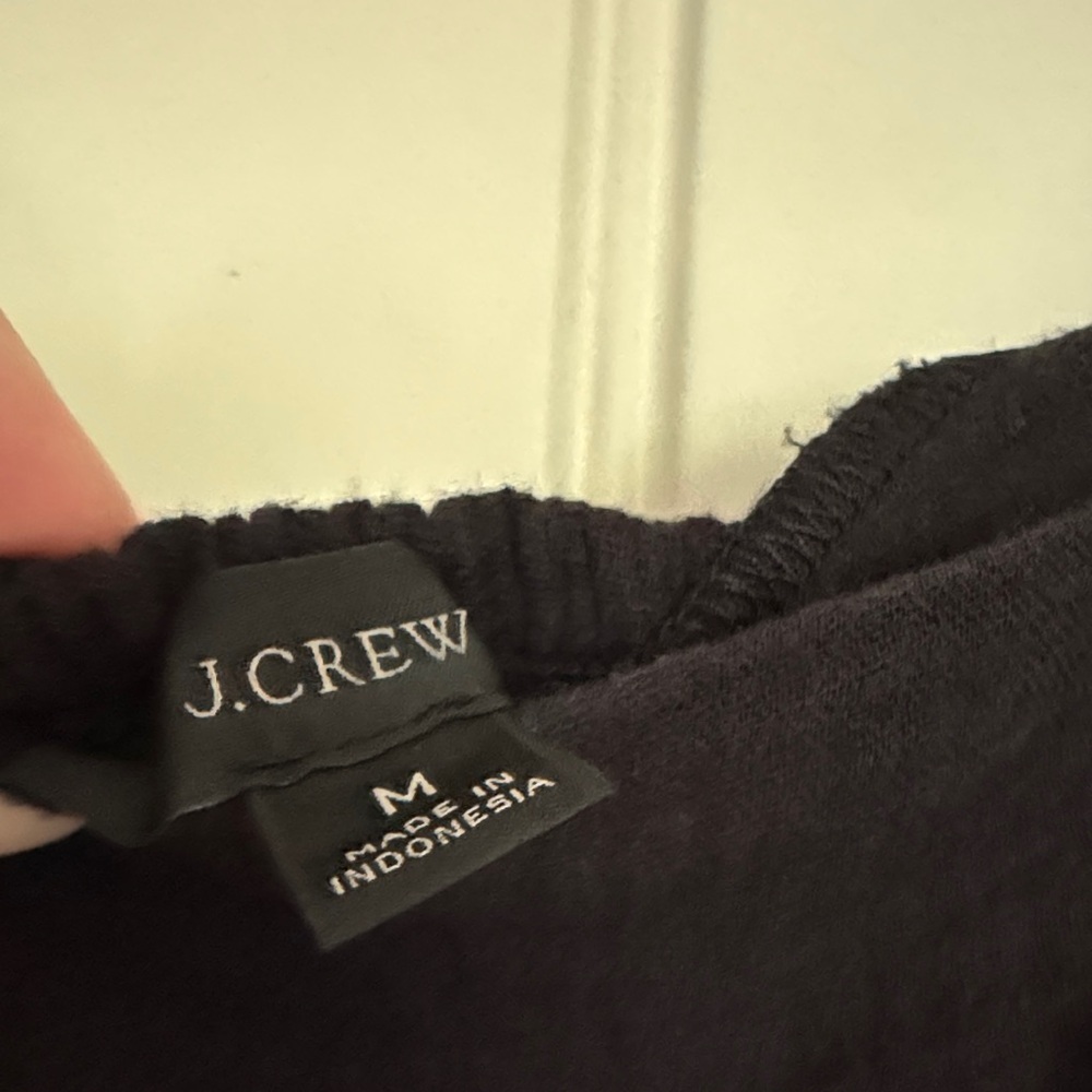 J. Crew Square Neck Black Dress - image 6